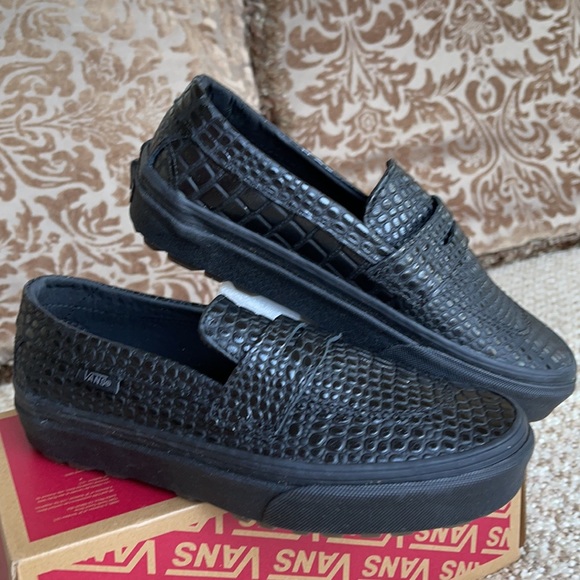 Vans Style 53 Dx Patent Croc Black/Black WMNS - Picture 6 of 16